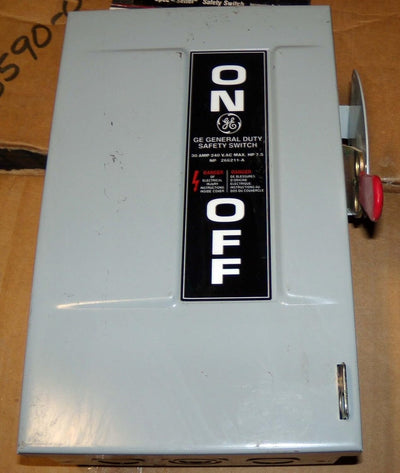 GE TGN3321 30A Non-Fusible Safety Switch