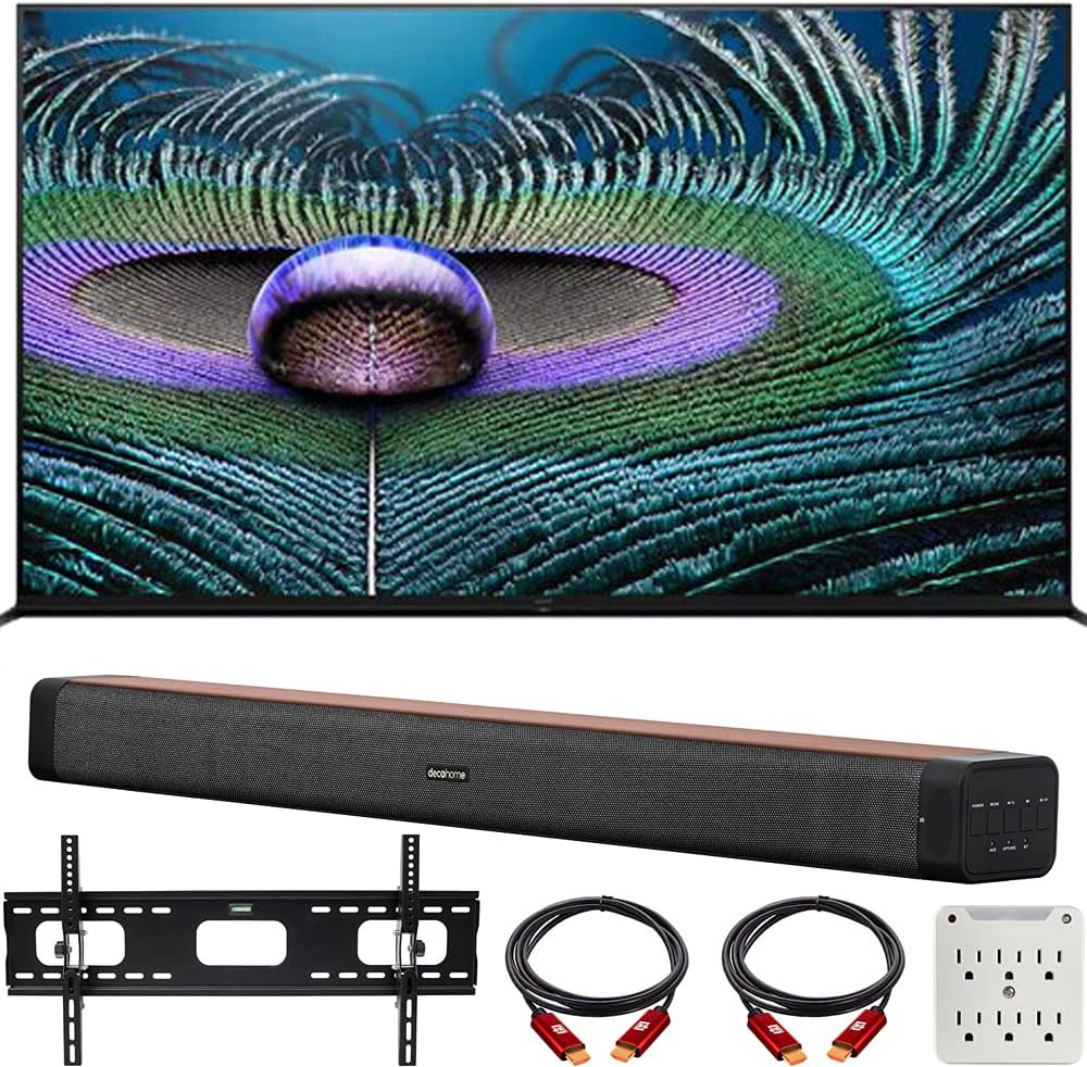 Sony XR85Z9J 85" 8K TV Bundle with Soundbar & Mount