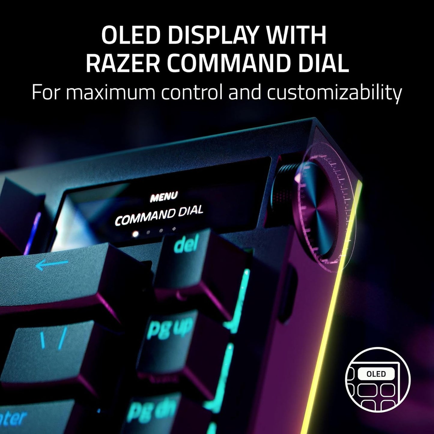 Razer RZ03-05130200-R3U1 BlackWidow V4 Pro Wireless Gaming Keyboard