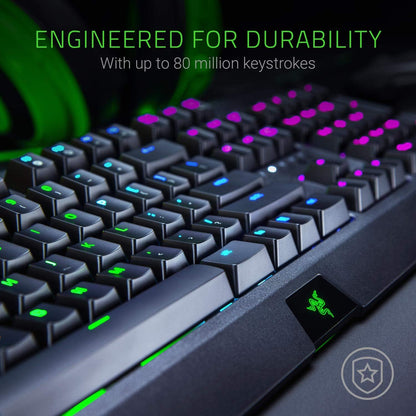 Razer RZ03-02860200-R3U1 BlackWidow Green Switch Gaming Keyboard