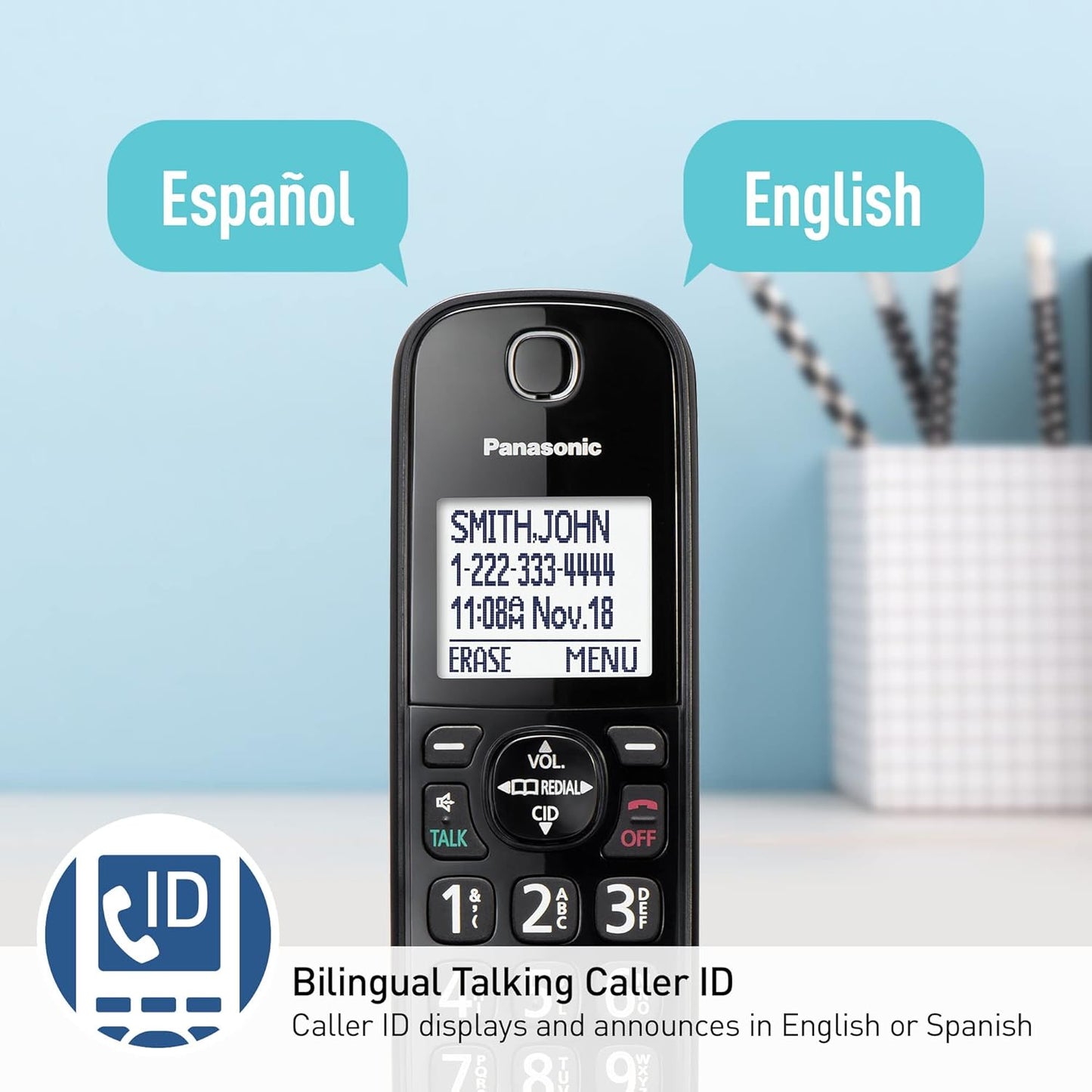 Panasonic KX-TGF892B Bluetooth Expandable Corded Phone