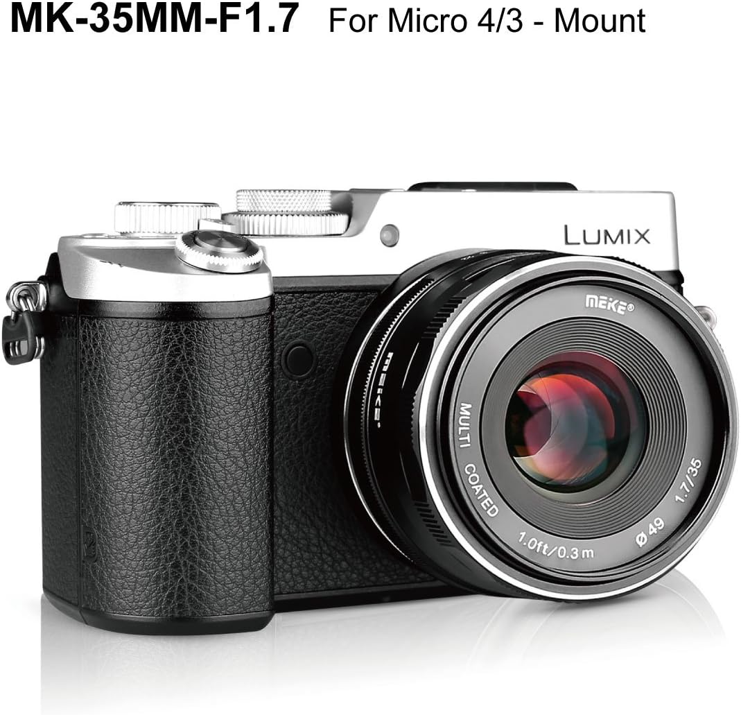 Meike mk35mm F1.7 Manual Focus Lens Micro Four Thirds Olympus Panasonic