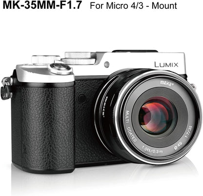 Meike mk35mm F1.7 Manual Focus Lens Micro Four Thirds Olympus Panasonic