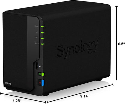 Synology DS218+ 2-Bay NAS DiskStation (Diskless)