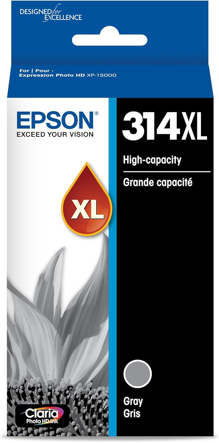 Epson T314XL720-S Claria Gray Ink Cartridge XP-15000