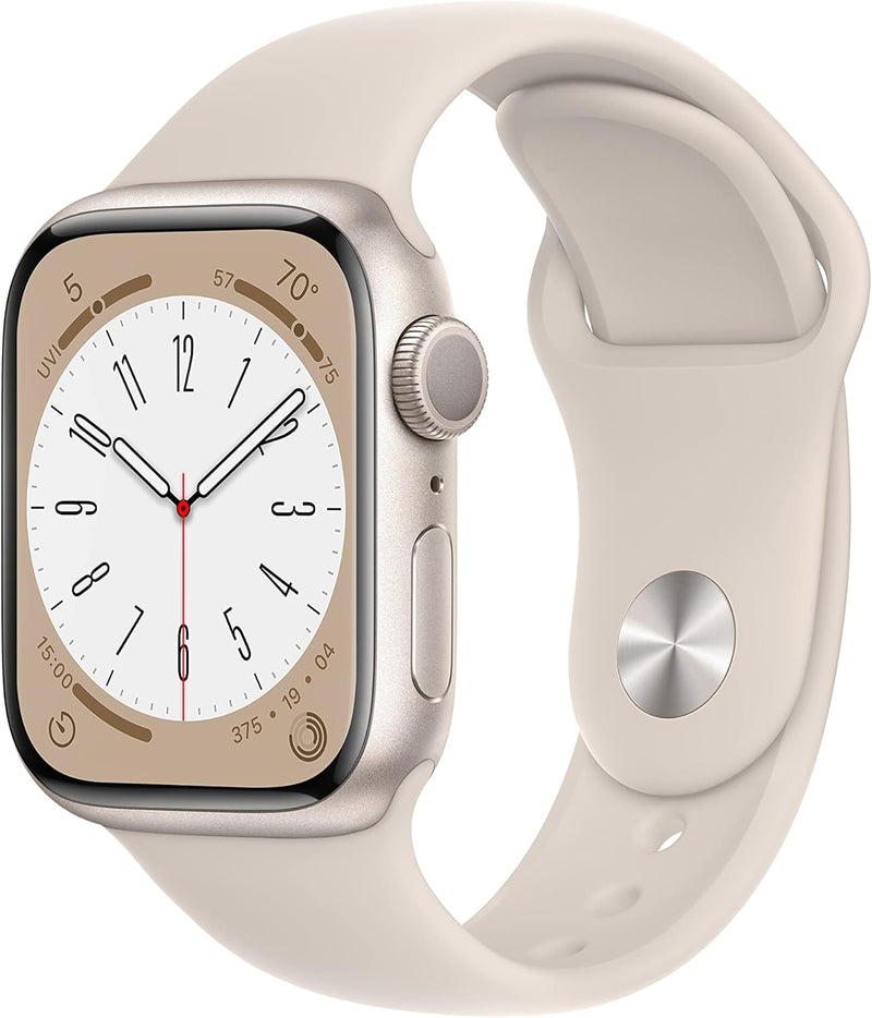 Apple MNUF3LL/A Watch Series 8 - 41mm, GPS, Starlight, Renewed — main product image