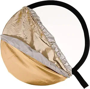 Manfrotto LL LR2096 5:1 Bottletop Diffuser 50cm - Gold/White/Sunfire/Silver