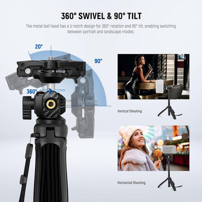 Neewer TP38 Phone Camera Tripod - Extendable Selfie Stick