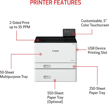 Canon 5456C006 Color imageCLASS LBP674Cdw Wireless Laser Printer