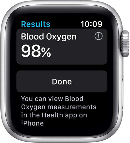 Apple Series 6 40mm GPS Watch Silver Renewed