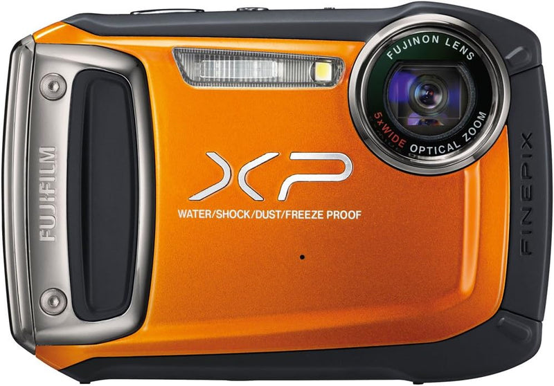 Fujifilm XP100 Orange Waterproof Digital Camera — main product image