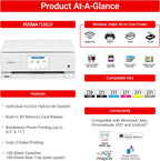 Canon 6793C022 PIXMA TS8820 Wireless 3-in-1 Printer White