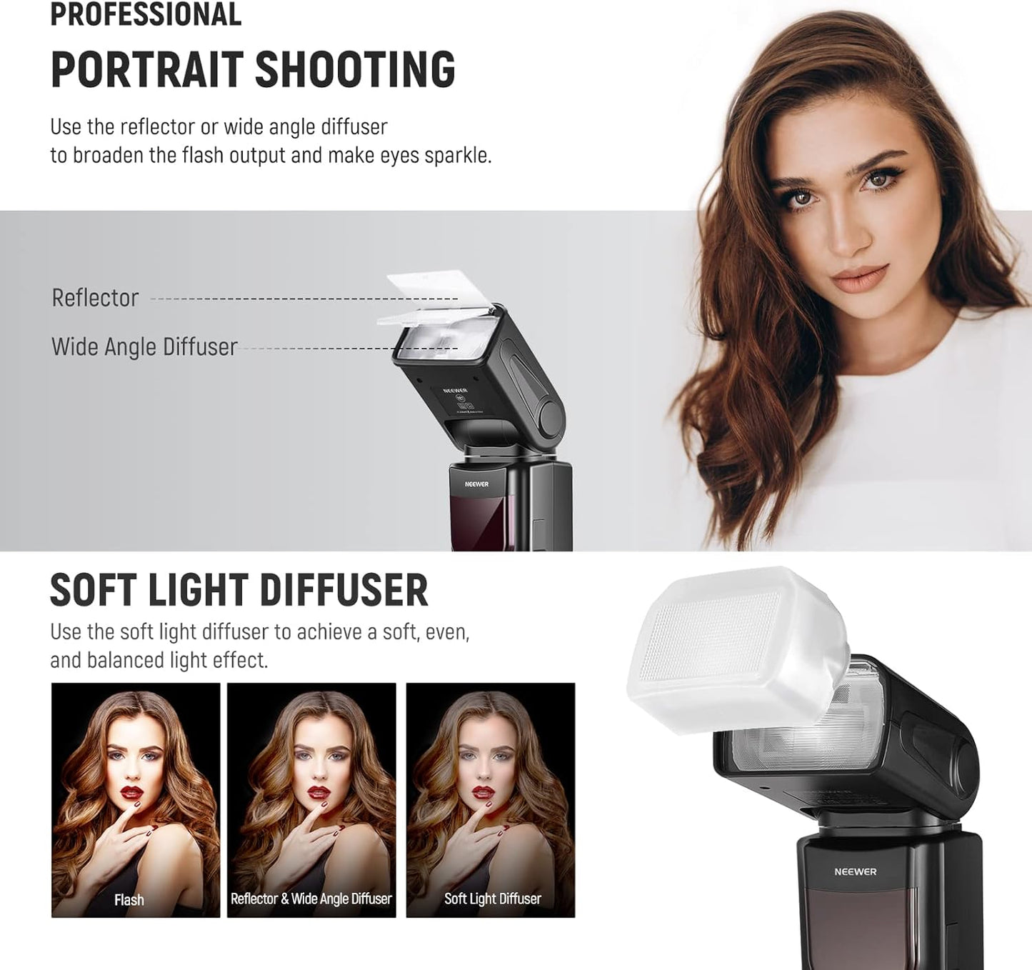 Neewer NW635II-S TTL Speedlite Flash Sony Cameras