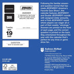 Sony Jeopardy! 2020 Day-to-Day Trivia Calendar