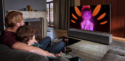 LG 75NANO75UPA 75" 4K NanoCell Smart TV Soundbar Used