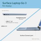 Microsoft XK1-00059 Surface Laptop Go 3, 12.4