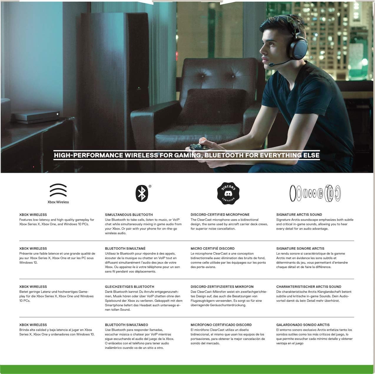 SteelSeries Arctis 9X Wireless Gaming Headset - Xbox Compatible