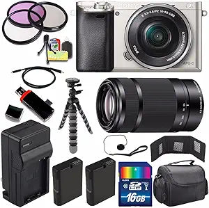 Sony ILCE6000L/S Alpha a6000 Mirrorless Camera Bundle