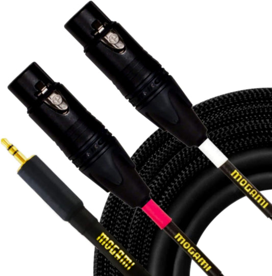 Mogami GOLD 3.5-2XLRF-03 Stereo Audio Y-Cable