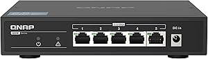QNAP QSW-1105-5T-AMZ-US 5-Port Unmanaged 2.5GbE Switch