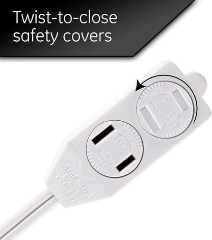 GE 39607 12ft Extension Cord with Footswitch - 3 Outlet