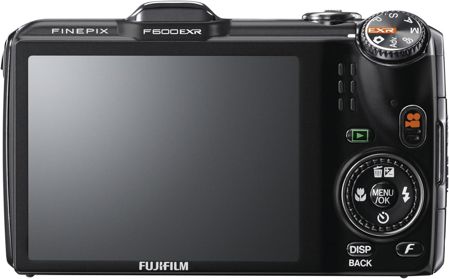 Fujifilm F600EXR 16MP Digital Camera 15x Zoom Black