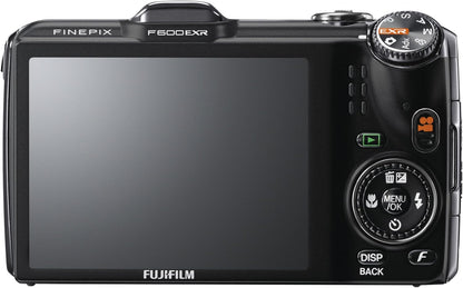 Fujifilm F600EXR 16MP Digital Camera 15x Zoom Black
