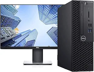 Dell OptiPlex 3070 SFF i5 Desktop 24" LCD Renewed