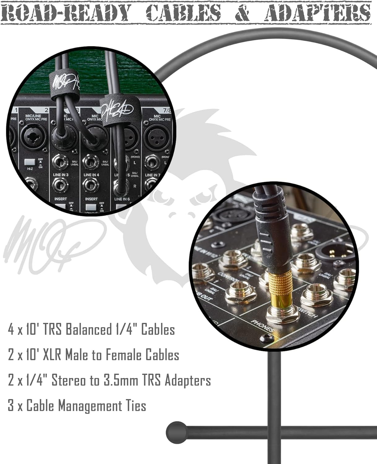 Mackie MACBIGKNOBSTUK1 Studio Monitor Controller Bundle