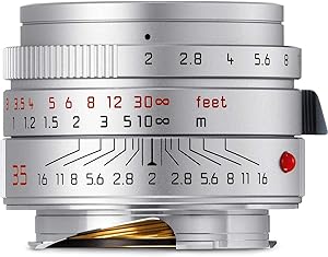 Leica 35mm f/2.0 SUMMICRON-M ASPH Lens (Silver)