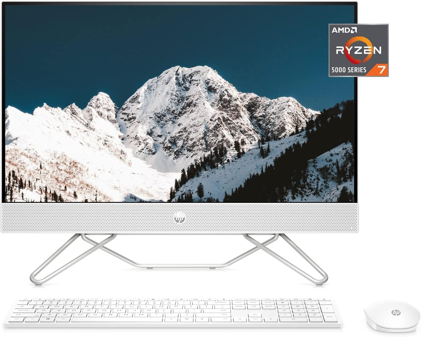 HP 27-cb0052 All-in-One Ryzen 7 Desktop PC