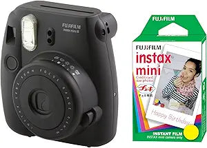 Fujifilm FU64-MIN8BKK20 Instax Mini 8 Camera + Film Kit (Black)