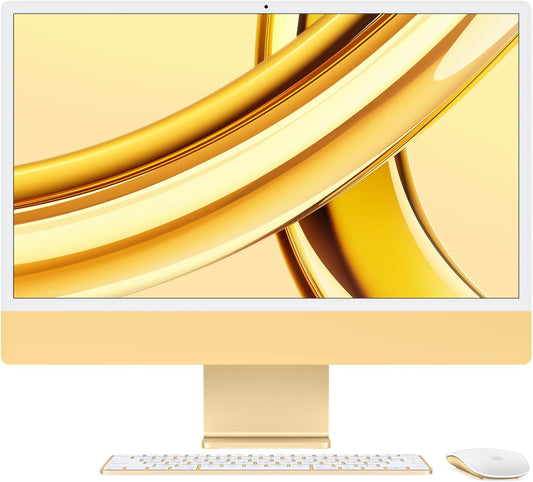 Apple M3 2023 iMac 24-inch All-in-One - Yellow