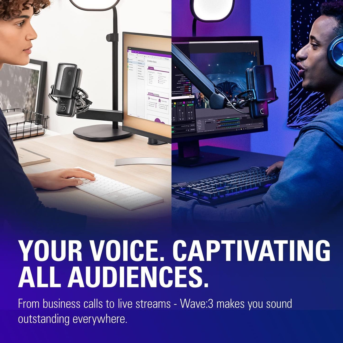 Elgato Wave:3 Premium USB Condenser Microphone Streaming