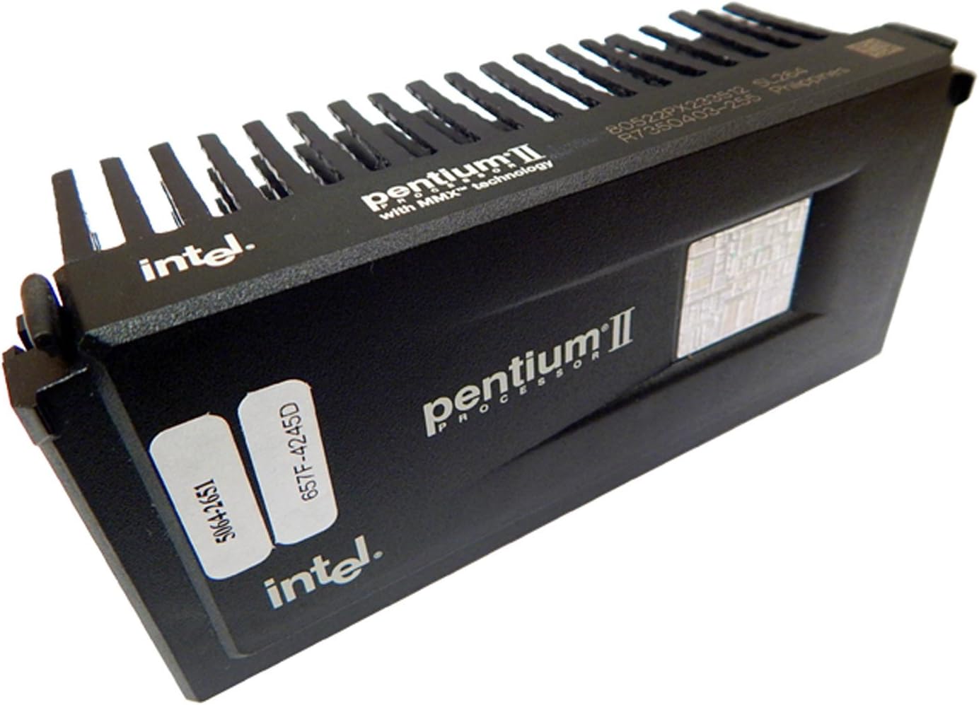 Intel PII 233Mhz 512k Slot 1 Heatsink CPU SL2HD