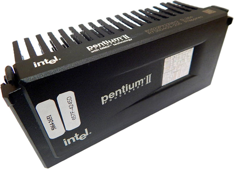 Intel PII 233Mhz 512k Slot 1 Heatsink CPU SL2HD — main product image