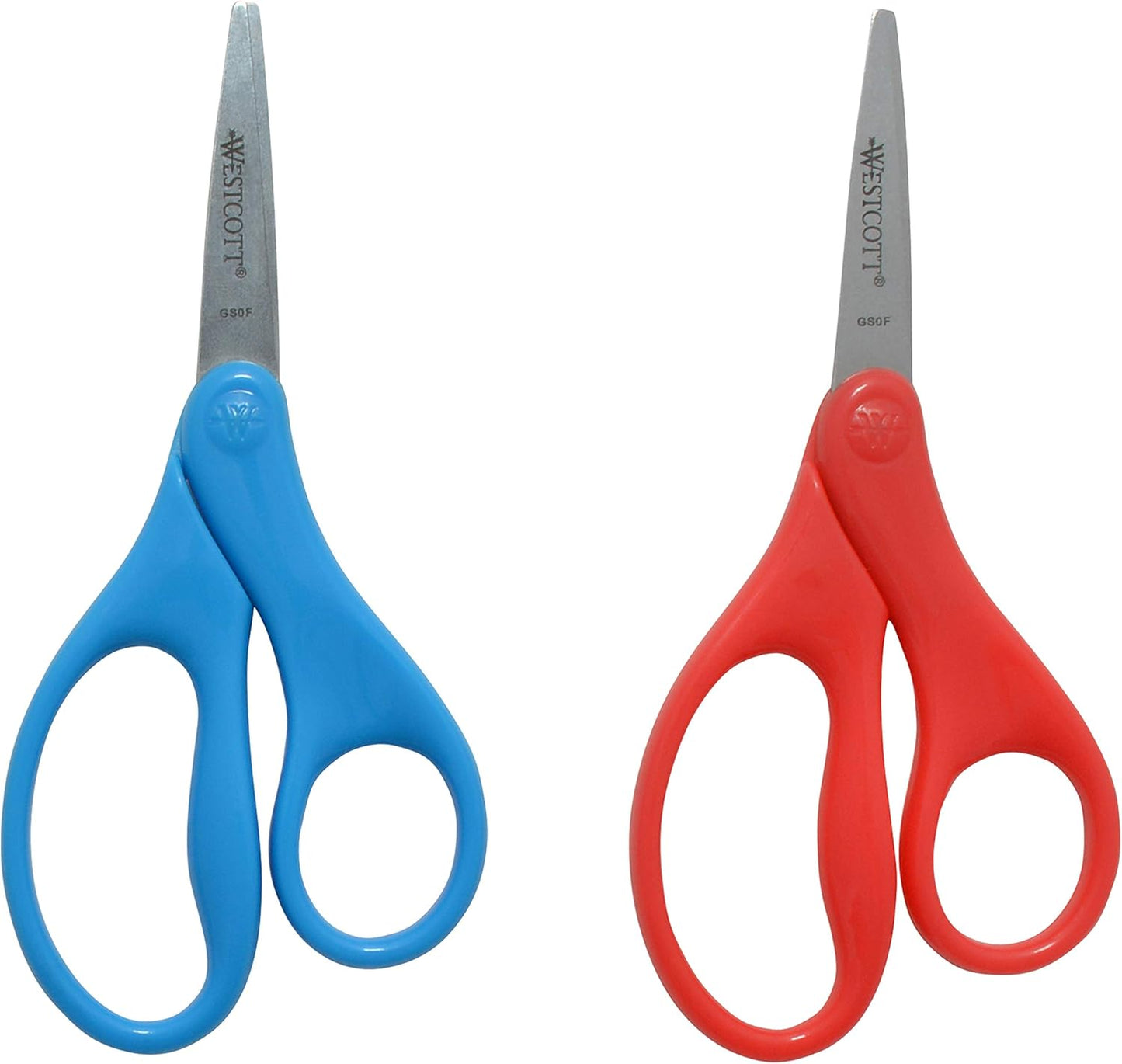 Westcott 17790 Kids Scissors - 5 Inch Pointed - 6 Pack
