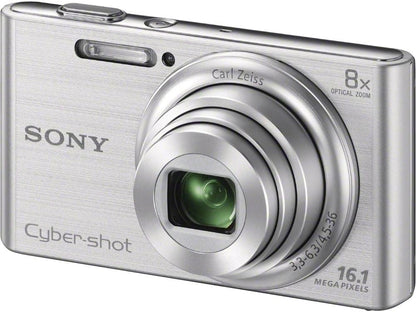Sony DSC-W730 16MP 8x Zoom Digital Camera - Silver