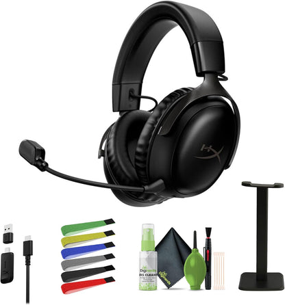 HyperX 77Z45AA Cloud III Wireless Gaming Headset Bundle