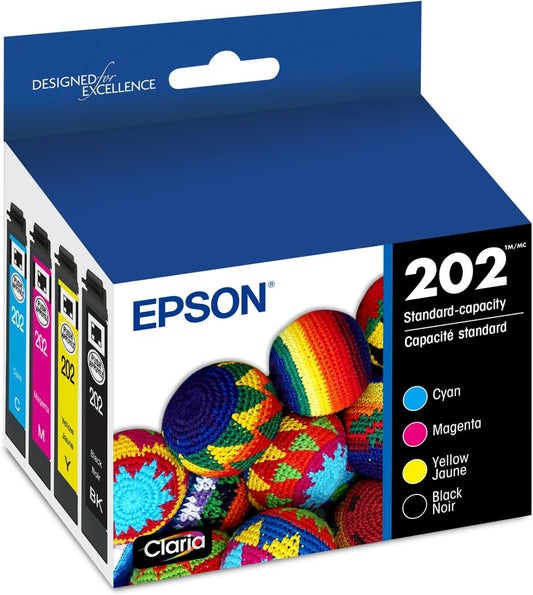 Epson T202120-BCS 202 Claria Ink Cartridge Combo Pack