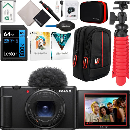 Sony E1SNZV1IIBK ZV-1 II Vlog Camera Bundle