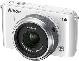 Nikon 1 S1 White 10.1MP Compact System Camera — main product image