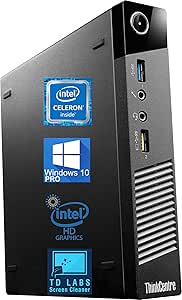 Lenovo M73 ThinkCentre Tiny Desktop, 4GB RAM, 120GB SSD (Renewed)