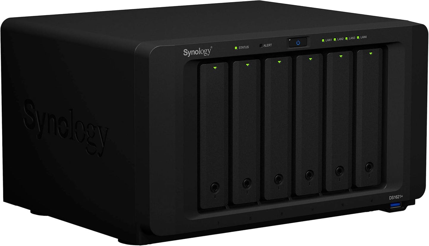 Synology ASIHLAMZ327 DS1621+ 16GB NAS Server 12TB HDD