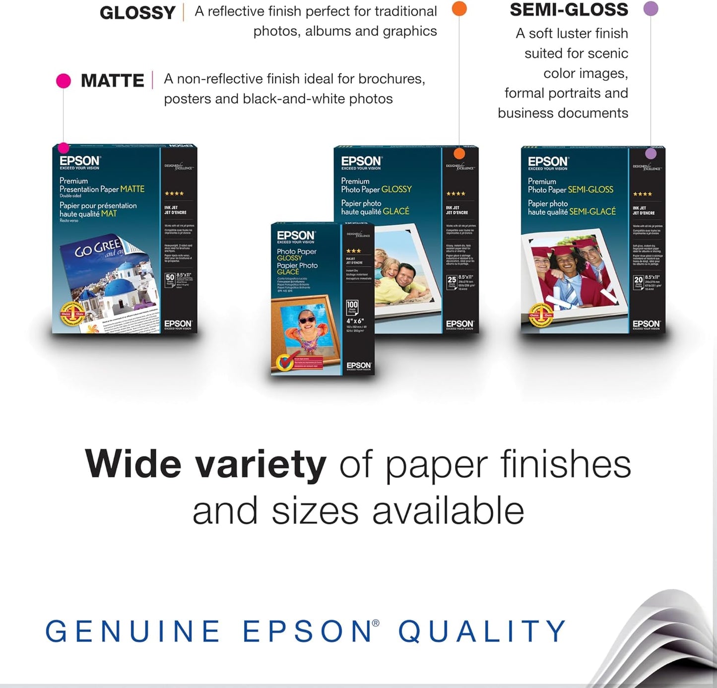 Epson S041945 Ultra Premium Glossy Photo Paper 5x7 20 Sheets