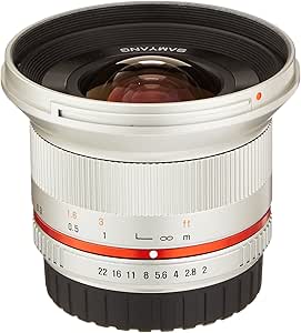 Samyang SY12M-SAM-SIL 12mm F2.0 Ultra Wide Lens NX