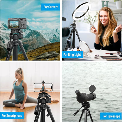 Sirui Phantom-T154 60" Aluminum Camera Tripod Phone Holder