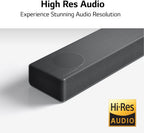 LG S80QR 5.1.3ch Soundbar: Dolby Atmos, Rear Speakers, Black