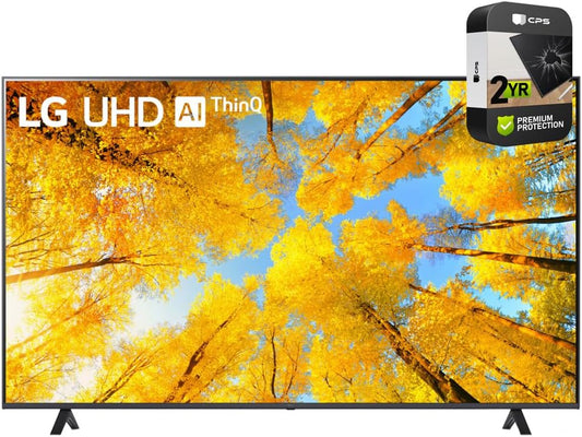 LG 50UQ7570PUJ 50" 4K UHD Smart webOS TV Bundle