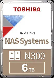 Toshiba HDWG160EZSTA N300 6TB NAS SATA HDD